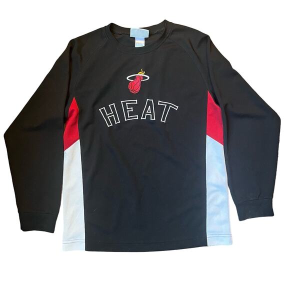 Vintage NBA Miami Heat Youth LG Warm Up Shirt - Picture 1 of 5